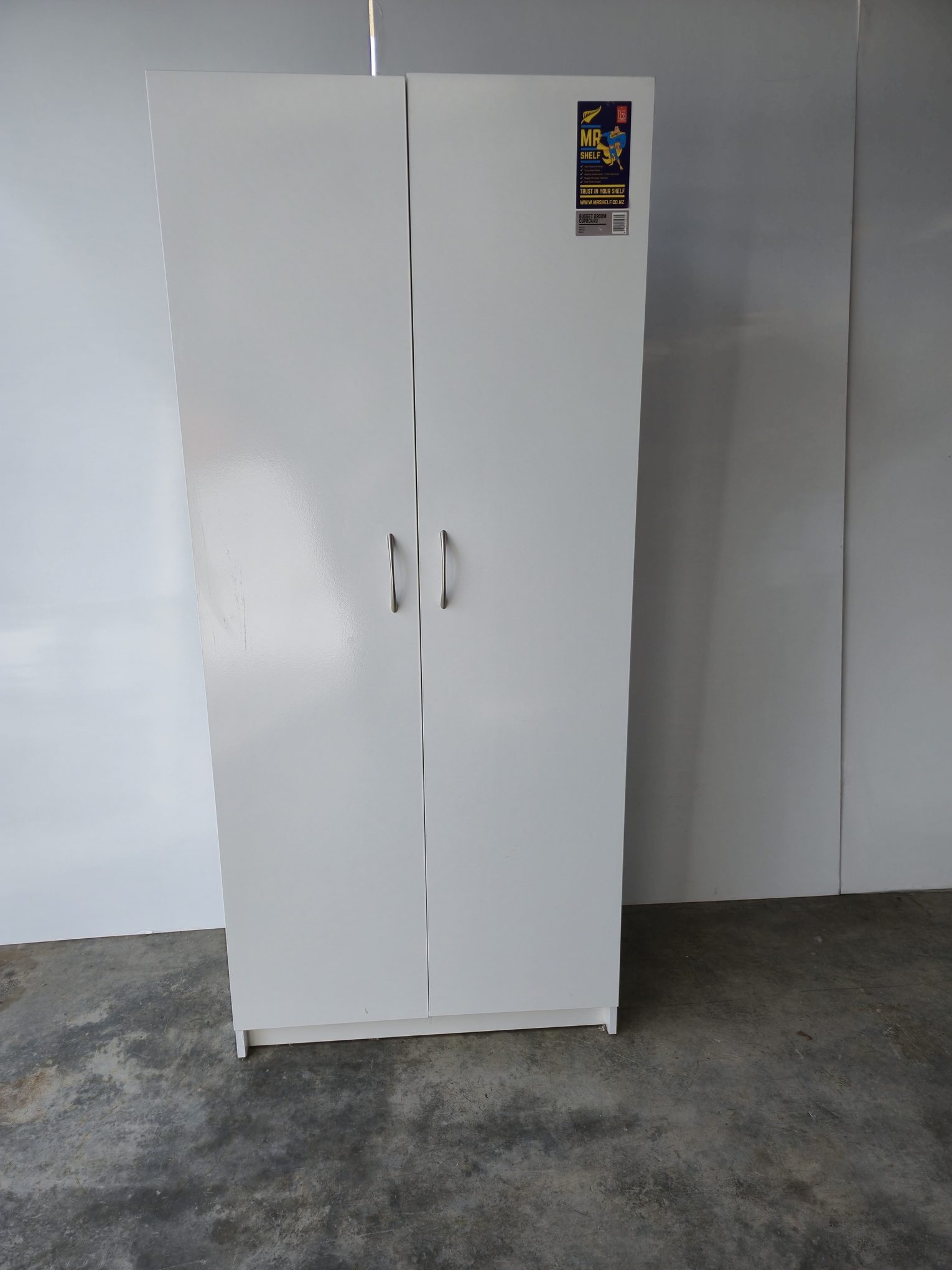 Budget Broom Cupboard 1800h x 800w x 420d